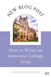 How to write an awesome college essay