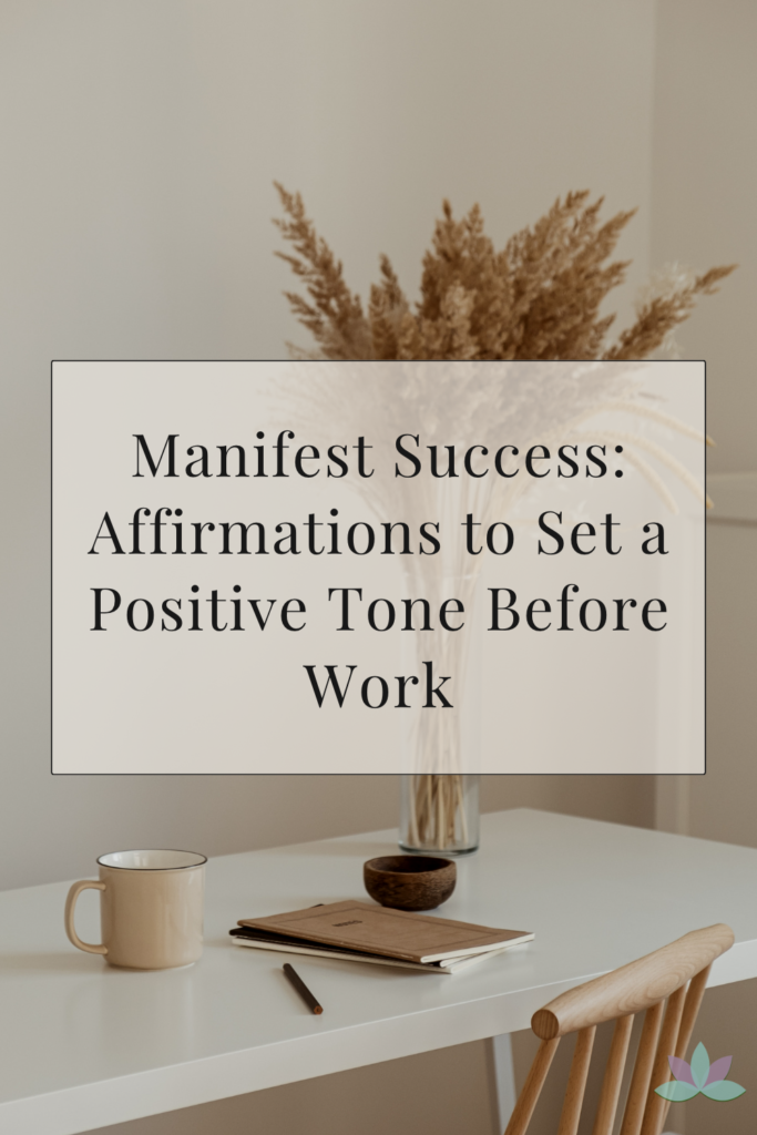 Manifest Success: Affirmations to Set a Positive Tone Before Work