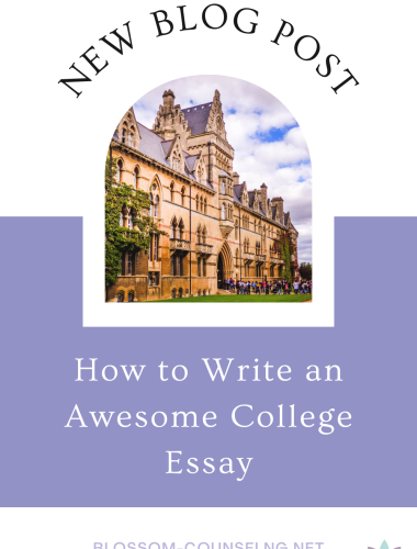 How to write an awesome college essay