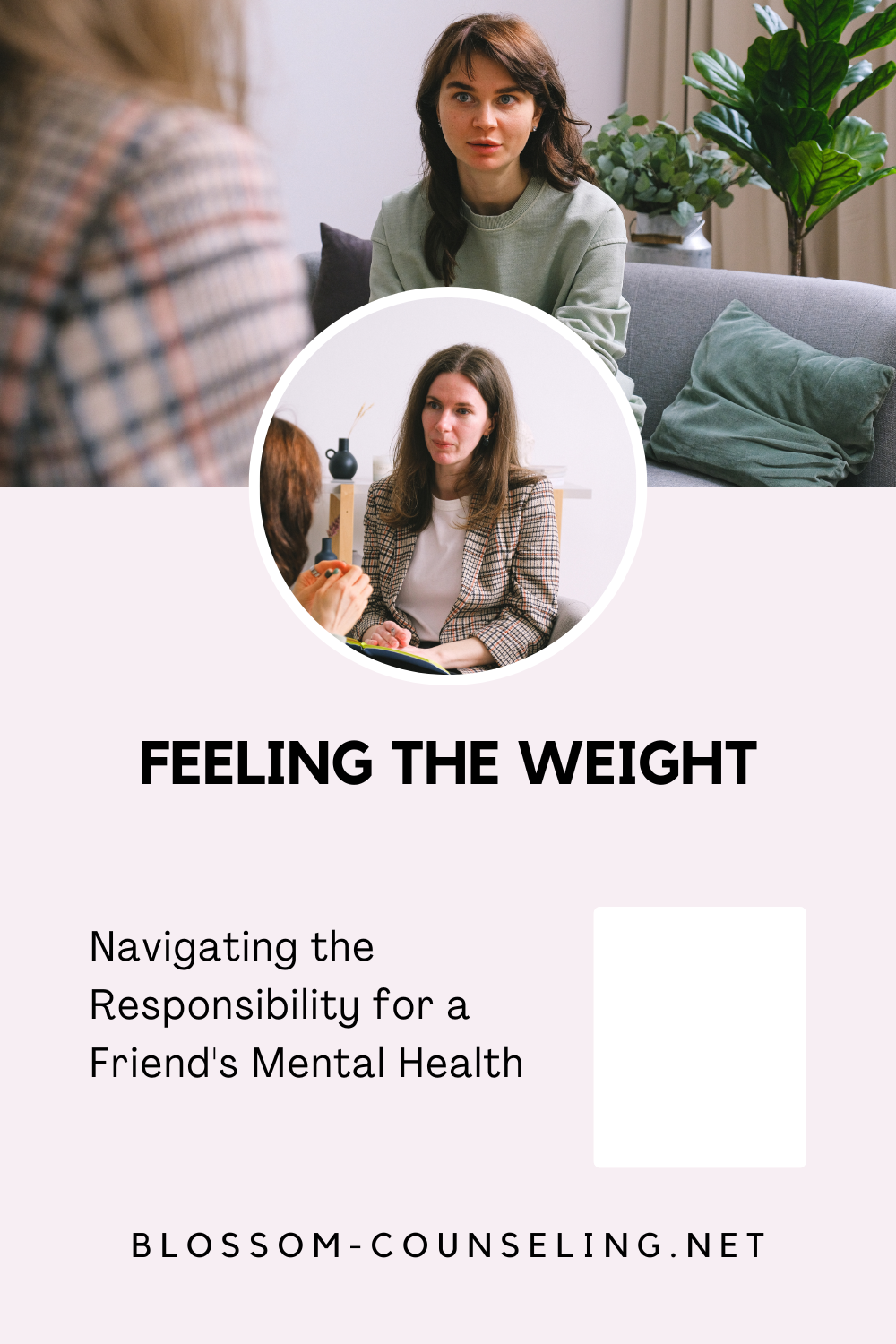 Feeling the Weight: Navigating the Responsibility for a Friend's Mental Health