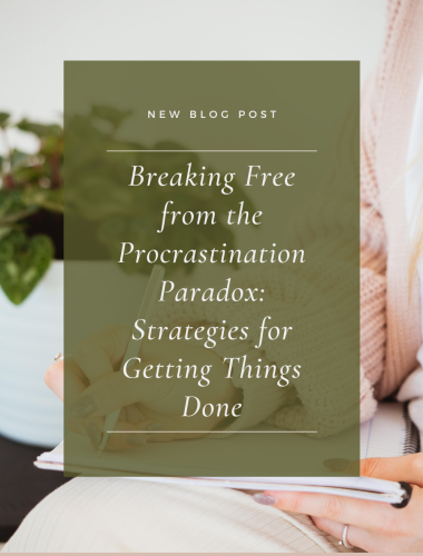 Breaking Free from the Procrastination Paradox: Strategies for Getting Things Done