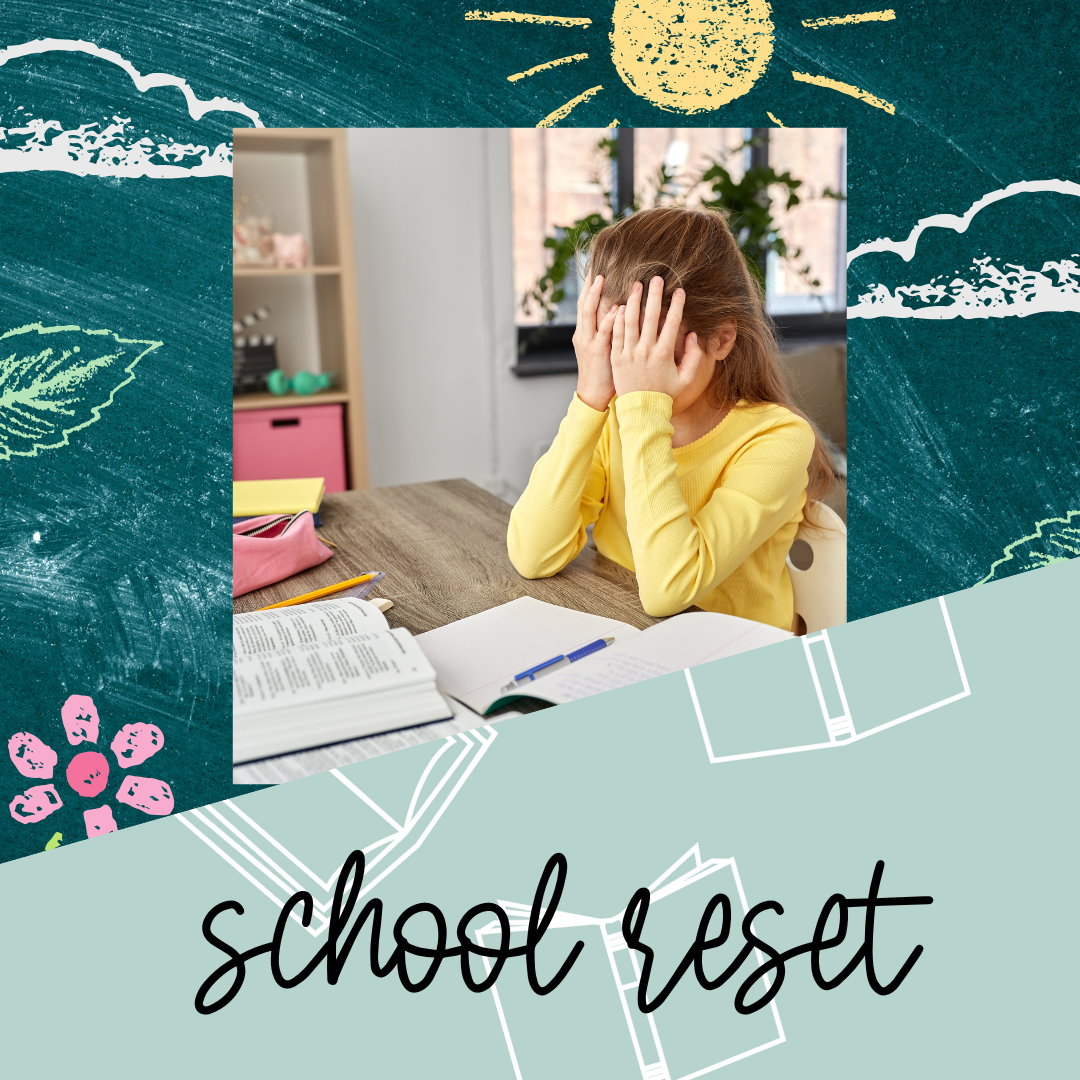 School Reset Group minis 📚 School Is Stressing Me Out: A Reset Space for Kids