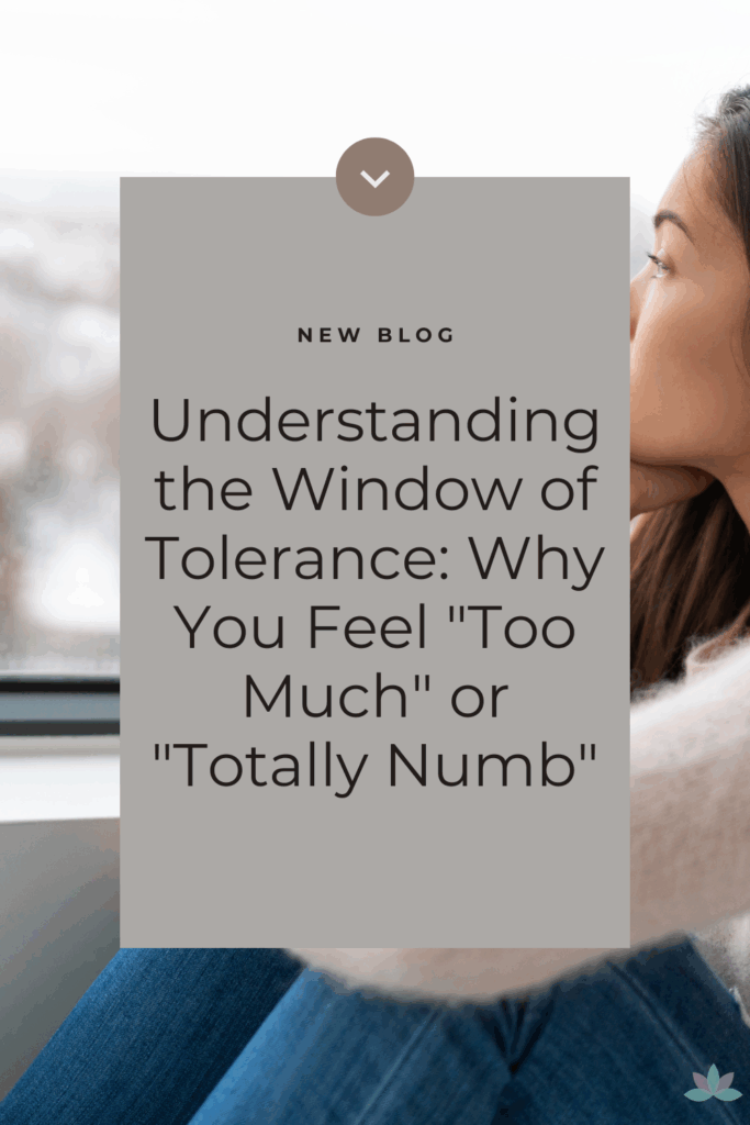 Understanding the Window of Tolerance: Why You Feel "Too Much" or "Totally Numb"