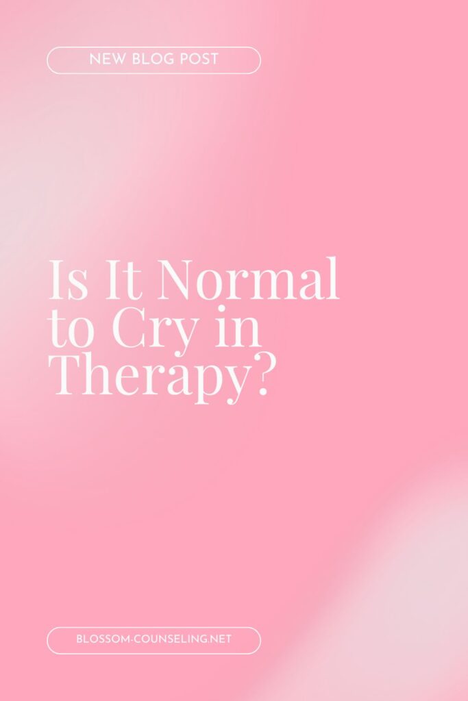 What It Really Means When You Cry in Therapy (And Why It’s Totally Okay)